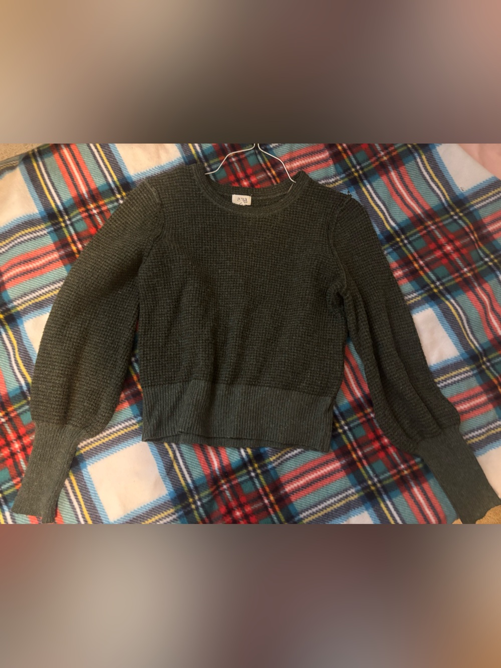 a.n.a Olive Green Crewneck Sweater